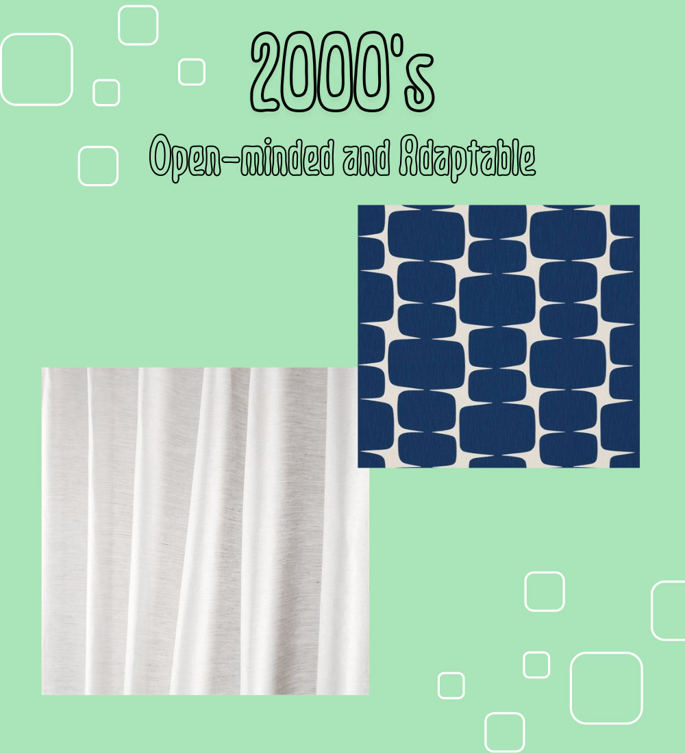 popular curtain trends from the 2000's